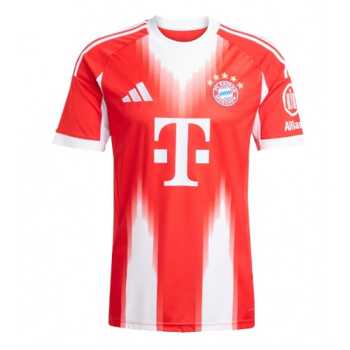 Lacne Muži Futbalové dres Bayern Munich Luis Diaz #14 2025-26 Krátky Rukáv - Domáci